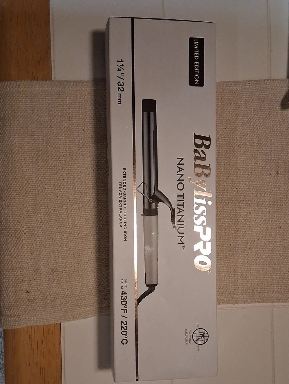 BNIB BaBylissPRO Nano Titanium 1¼